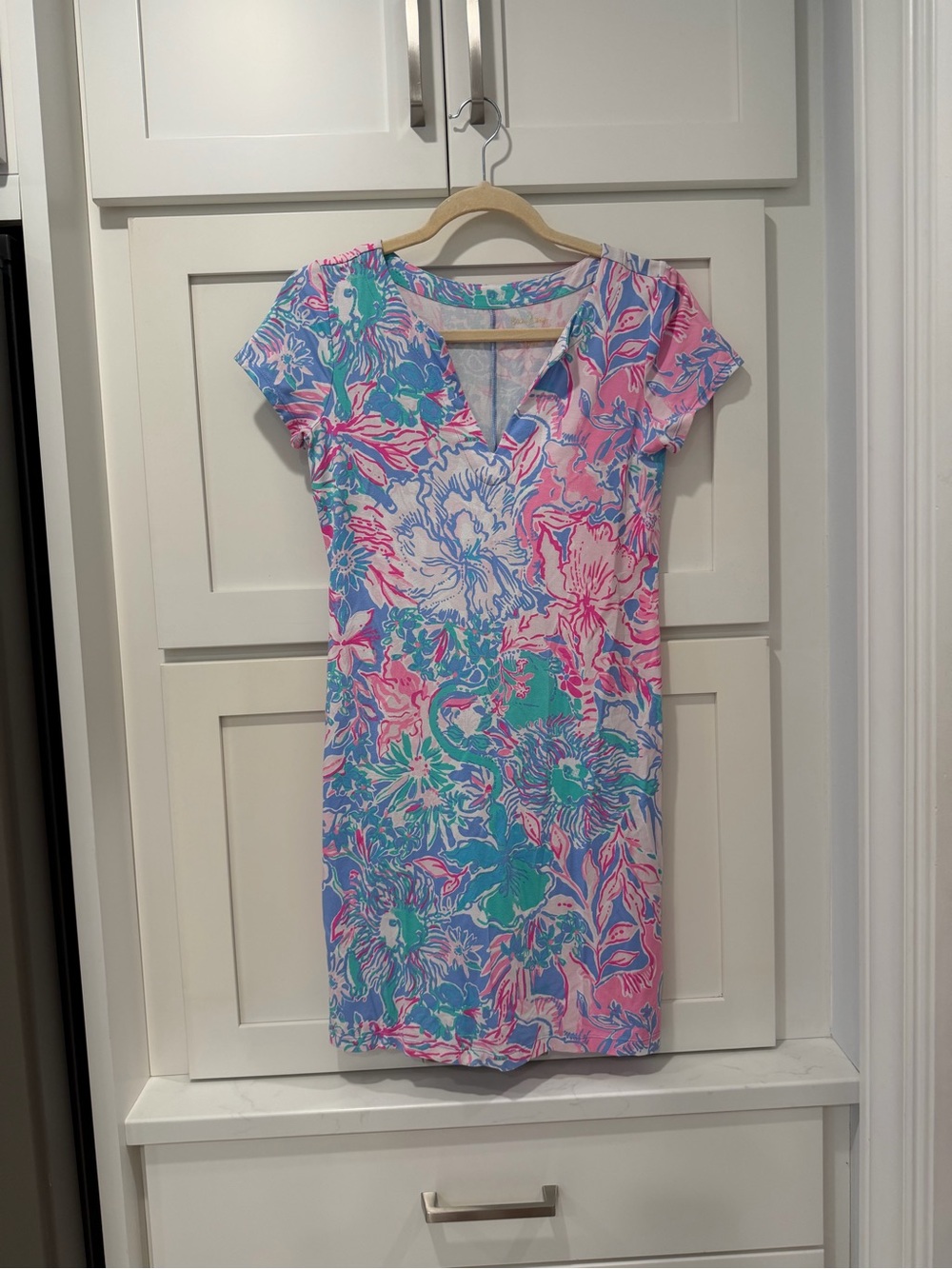 Lilly Pulitzer UPF 50+ SOPHILETTA DRESS Blue Peri Viva La Lilly